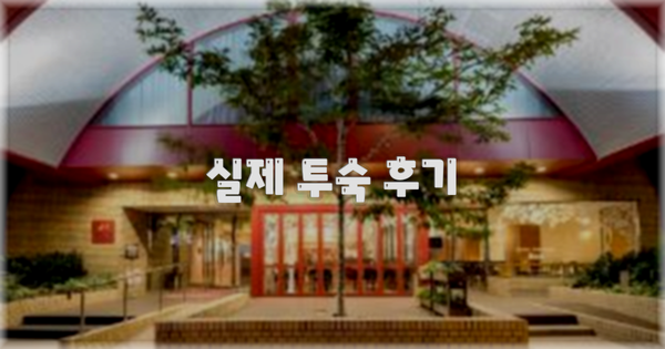 💬 실제 투숙 후기
